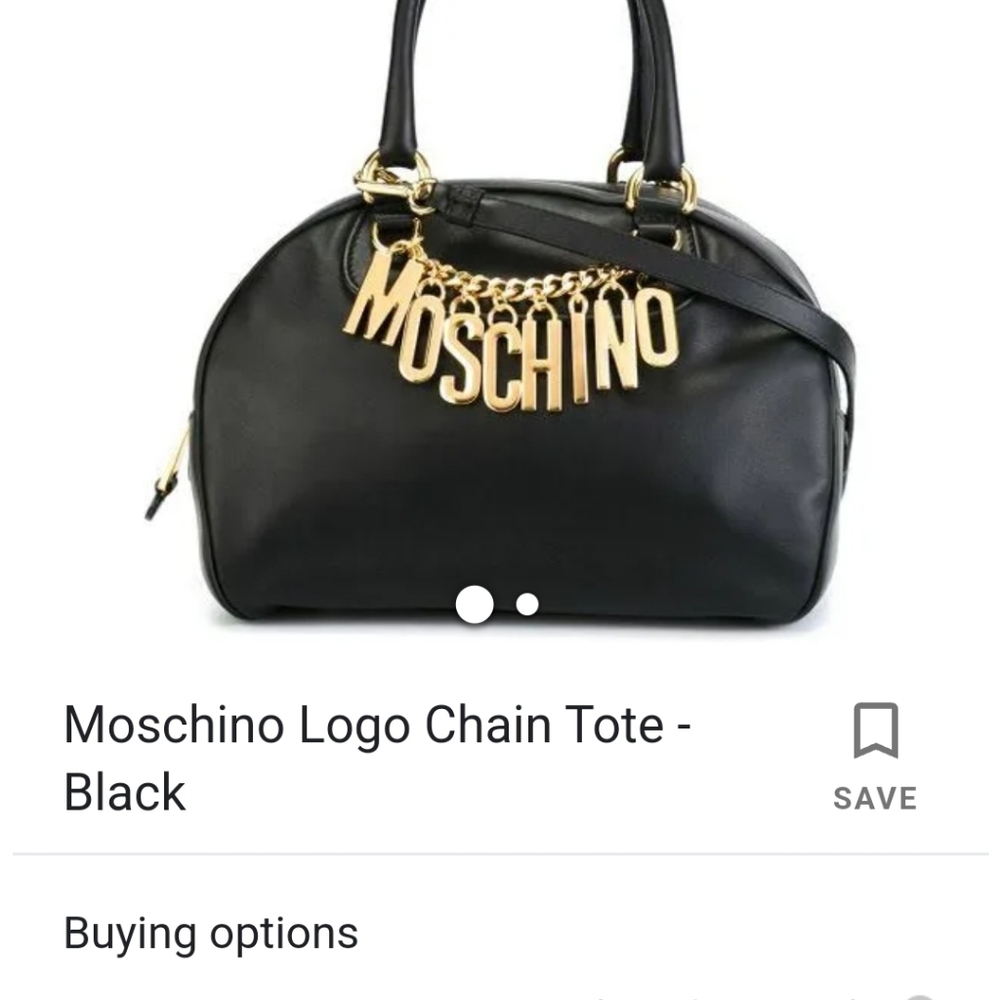 MOCHINO AUTHENTIC LARGE TOTE